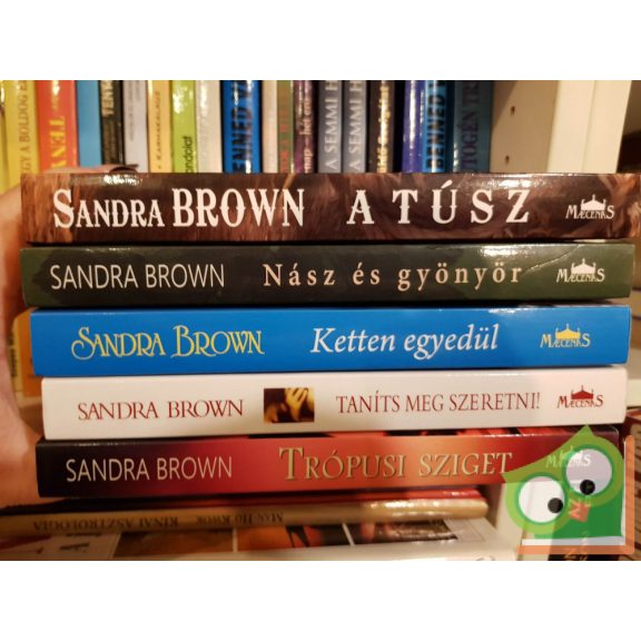 Sandra Brown romantikus könyvcsomag (5 db)