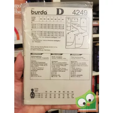 Burda szabásmintával (4249)