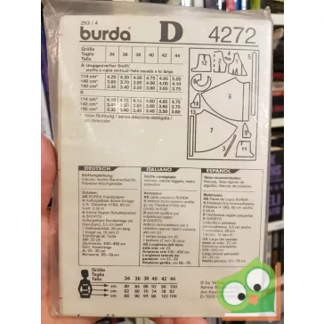 Burda szabásmintával (4272)