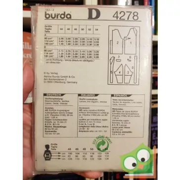 Burda szabásmintával (4278)