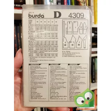 Burda szabásmintával (4309)