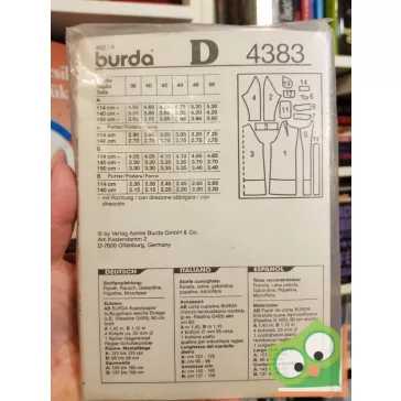 Burda szabásmintával (4383)