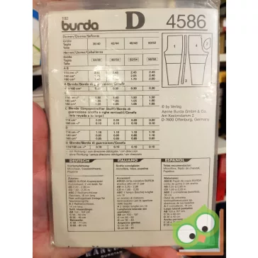 Burda szabásmintával (4586)