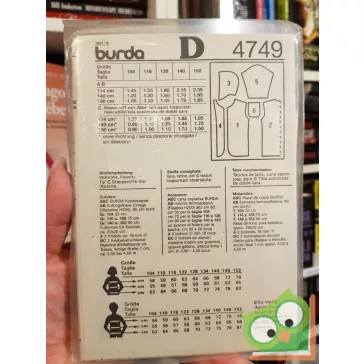 Burda Super Easy szabásmintával (4749)