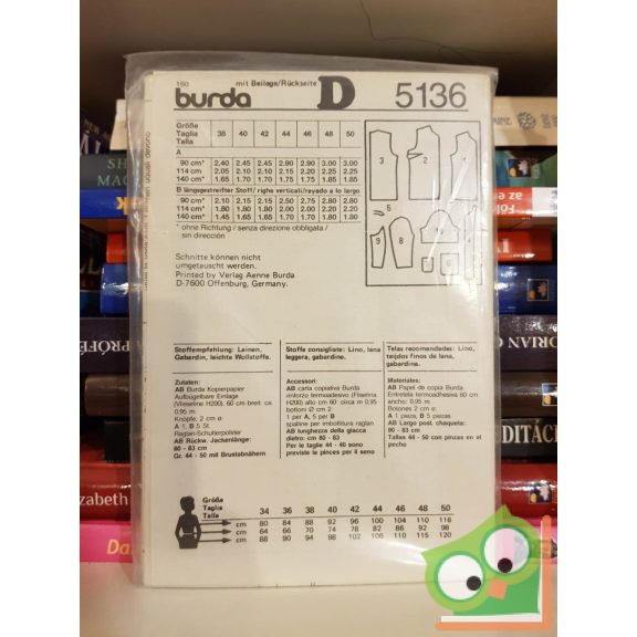 Burda Super Easy szabásmintával (5136)