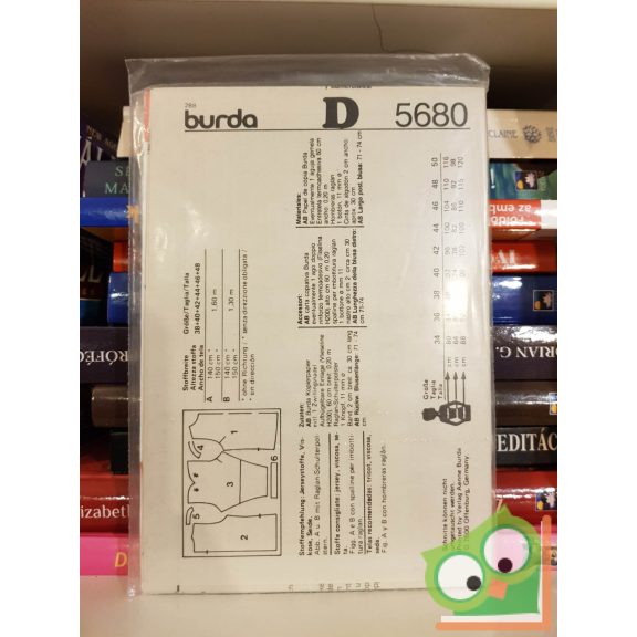 Burda szabásmintával (5680)