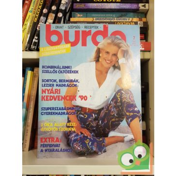 Burda magazin 1990/7 (szabásminta melléklettel)