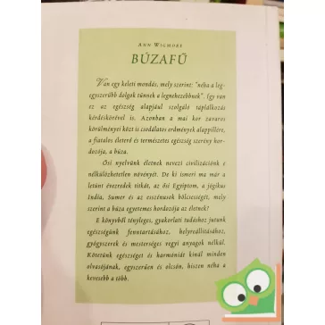 Ann Wigmore: Búzafű (élő ételek)