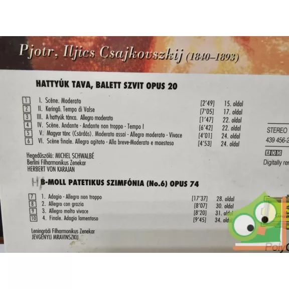 Csajkovszkij - Népszabadság Filharmónia - Klasszikusok sorozata (CD melléklettel)