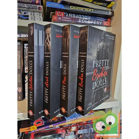 Ker Dukey - K. Webster: Csinos játékbabák I-IV. (Rázós könyvek) (ritka) (Dark Romance - DR)