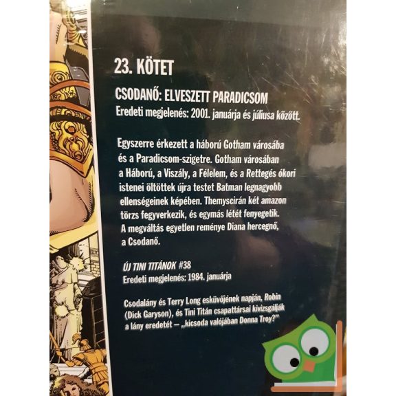 DC 23. Csodanő - Elveszett paradicsom  (fóliás)