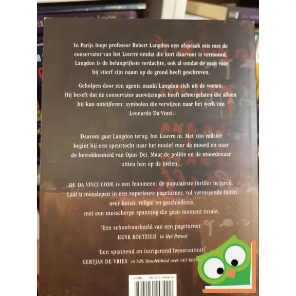 Dan Brown: De Da Vinci code (Robert Langdon #2)