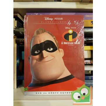   Disney Pixar Klasszikusok: A hihetetlen család - Digibook (Könyv+DVD)  Fóliás, új!