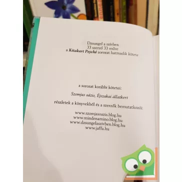   Forgács Zsuzsa Bruria (szerk.): Dzsungel a szívben (kitakart psyché sorozat 3. kötete)