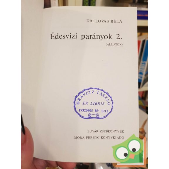 Lovas Béla: Édesvízi parányok 1-2. (2 kötet együtt) (Búvár zsebkönyv) (nagyon ritka)
