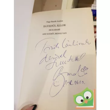   Nagy Bandó András: Egyedül állok - 300 kabaré - Ami számít, benne van (dedikált)