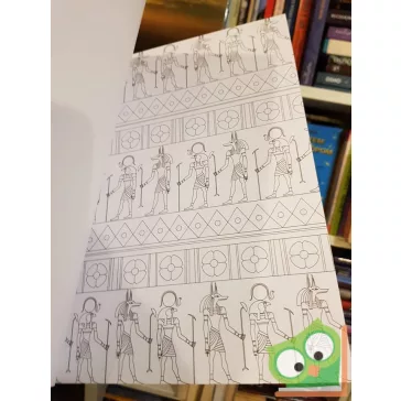 Egyiptomi motívumok (felnőtt színező)