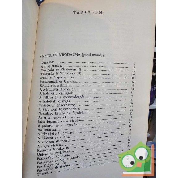 Boglár Lajos (szerk.): Eldorádó (Népek meséi )