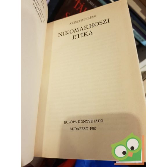 Arisztotelész: Nikomakhoszi Etika    (Ritka)