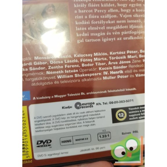 William Shakespeare: Falstaff (fóliás) (DVD)