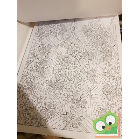 Sara Muzio: A fantázia virágai  Stresszoldó színezőkönyv