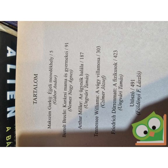 Borbás Mária (szerk.): A fizikusok - Öt modern dráma (Európa Diákkönyvtár)