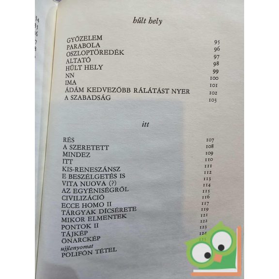 Fodor Ákos: Kettőspont (nagyon ritka)