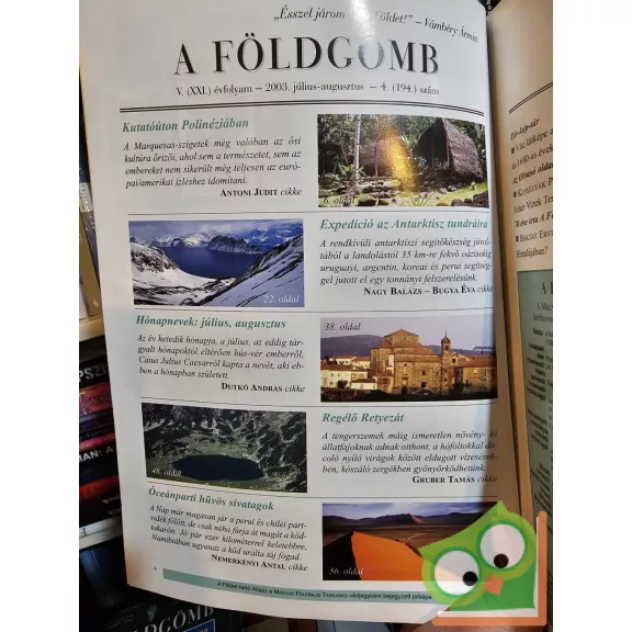 A Földgömb 2003/4
