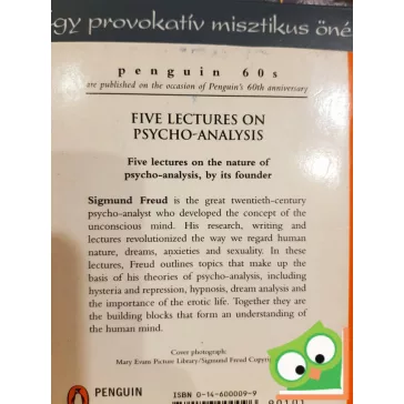   Sigmund Freud: Five Lectures on Psycho-Analysis (Pengiun 60s)
