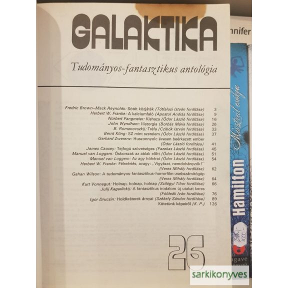Kuczka Péter (szerk.): Galaktika ​26. | Vonnegut – van Loggem – Zwerenz