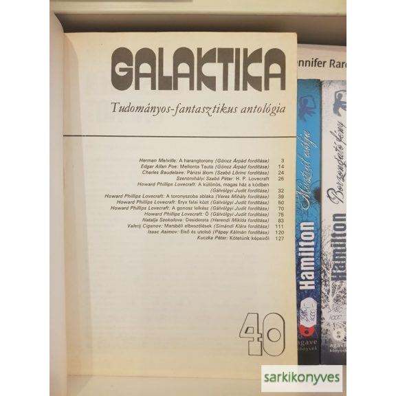 Kuczka Péter (szerk.): Galaktika 40. (Lovecraft, Melville, Asimov)