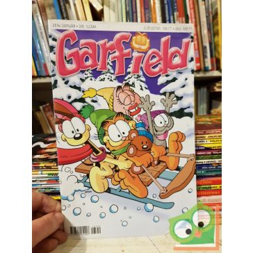   Jim Davis: Karácsonyi Garfield 310. 2016 január, poszterrel