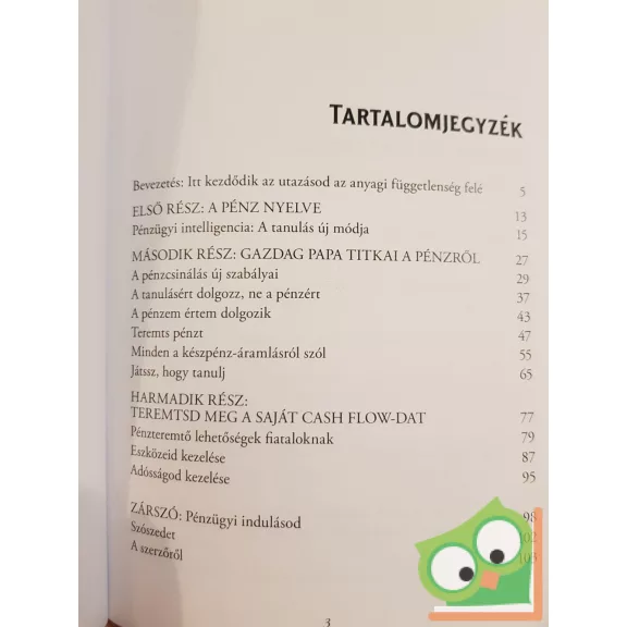 Robert T. Kiyosaki: Gazdag papa, szegény papa fiataloknak (Bagolyvár)(ritka)