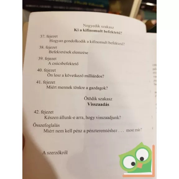 Robert T. Kiyosaki, Sharon L. Lechter: Gazdag papa befektetési tanácsai (Ritka)