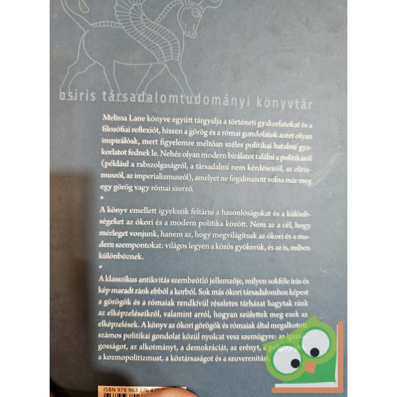 Melissa Lane: Görög és római politikai eszmék