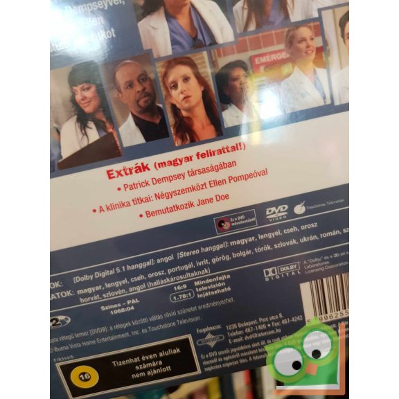 A Grace klinika - A teljes harmadik évad (DVD) (újszerű) (fóliás)