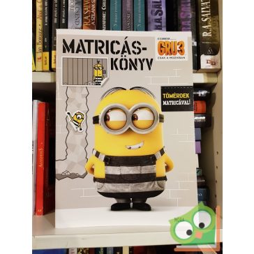 Gru 3:  Matricás könyv - törmedék matricával