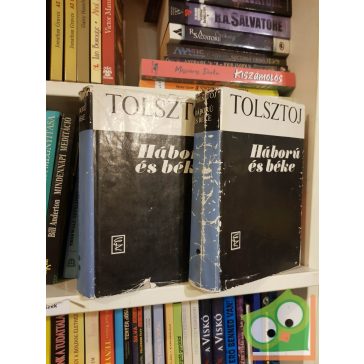Lev Tolsztoj: Háború és béke (2 kötet együtt)