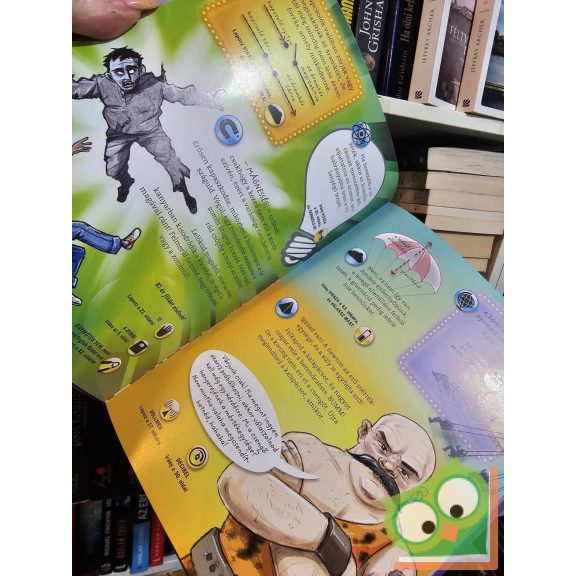 Dan Green: Hajsza a vidámparkban (Kalandos küldetés lapozgatós könyv)