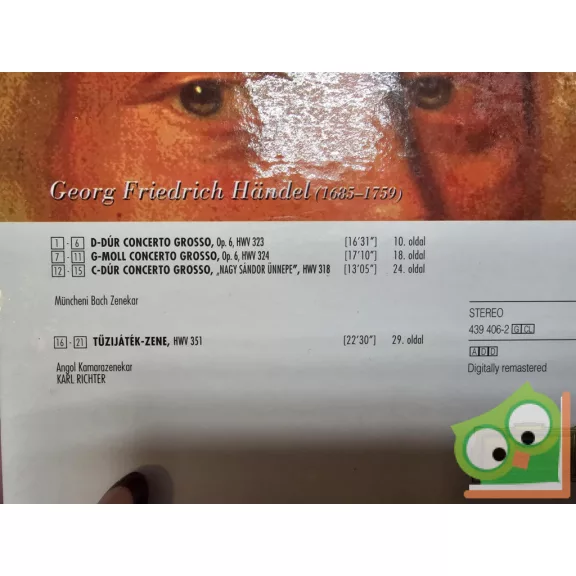 Händel - Népszabadság Filharmónia - Klasszikusok sorozata (CD melléklettel)