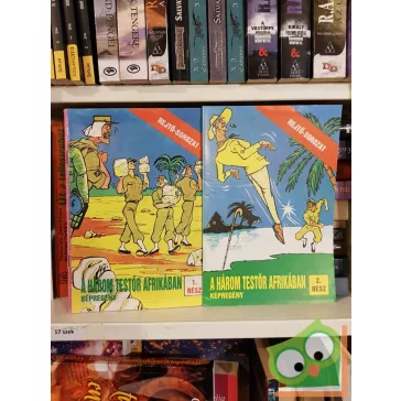   Rejtő Jenő: A három testőr Afrikában 1-2. rész (képregény) Rejtő-sorozat