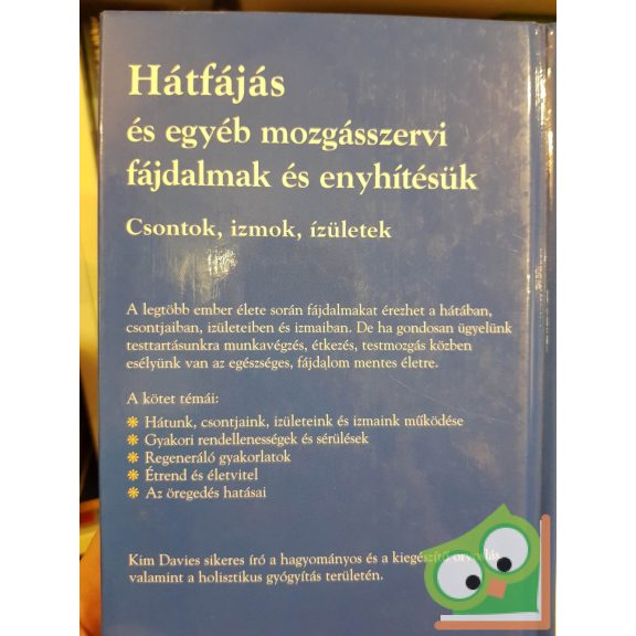 Kim Davies: Hátfájás és egyéb mozgásszervi fájdalmak és enyhítésük