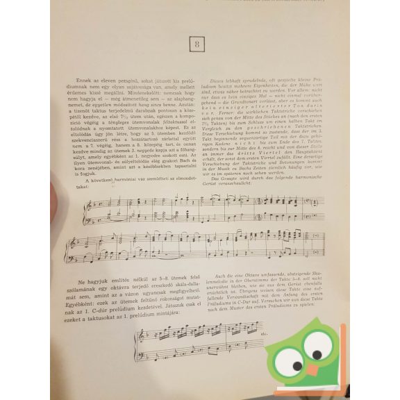 Hernádi Lajos: Magyarázó jegyzetek Bach 18 kis prelúdiumához