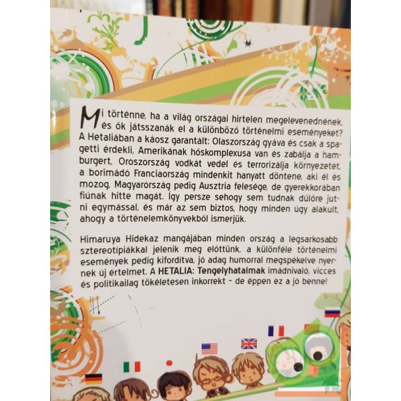 Himaruya Hidekaz: Hetalia – Tengelyhatalmak 1. (Tengelyhatalmak 1.) (magyar nyelvű manga) (ritka)