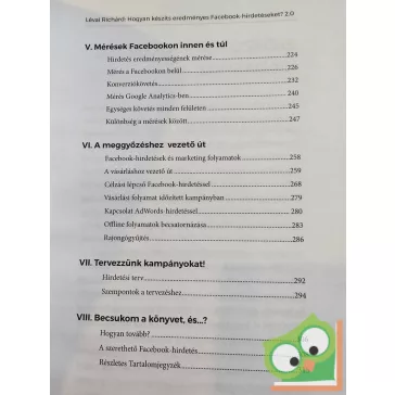   Lévai Richárd: Hogyan készíts eredményes Facebook hirdetéseket? 2.0 (ritka)