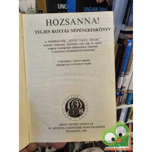Bárdos Lajos (szerk.) - Werner Alajos (szerk.): Hozsanna! - Teljes kottás népénekeskönyv