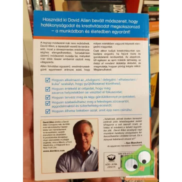 David Allen: Intézz el mindent (HVG könyvek) (ritka)