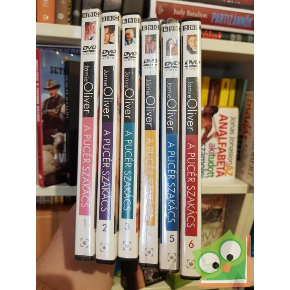 Jamie Oliver: A pucér szakács 6 részes sorozat (DVD) (BBC kiadás)
