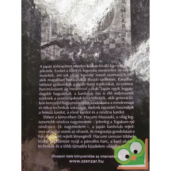 Hacumi Maszaaki: Japán kardvívás -  A szamurájok titkai (Ritka) (P)