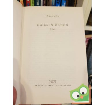 Jókai Mór: Nincsen ördög